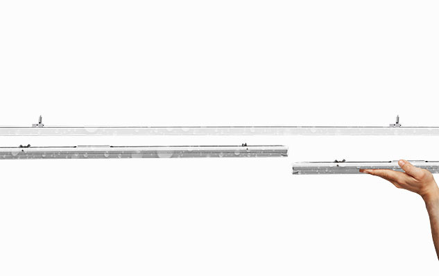 SMD2835 LED Industrial Linear Lighting Safety Class I 3000K Linear Light False Ceiling